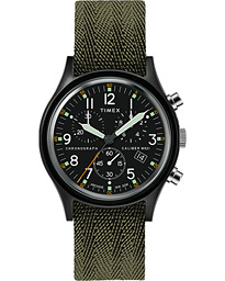  MK1 Aluminum Chrono 40 Military Weave Black