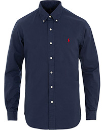  Slim Fit Featherweight Twill Shirt Newport Navy