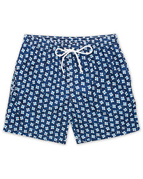  Square Print Swim Shorts Navy