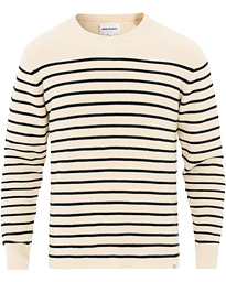  Verner Normandy Cotton Stripe Pullover Ecru