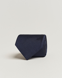  Plain Classic Tie 8 cm Navy