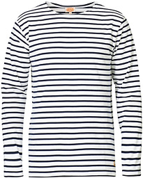  Houat Héritage Stripe Longsleeve T-shirt White/Navy