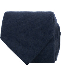  Cashmere Tie 8 cm Navy