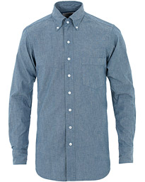  Slim Fit Chambray Shirt Light Washed