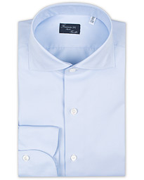  Milano Slim Fit Travel Shirt Light Blue