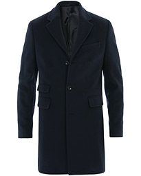  Wesley Wool/Cashmere Coat Navy