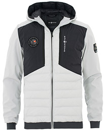 white k way jacket