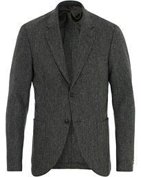  Jamot Half Lined Structured Wool Blazer Grey Melange