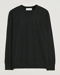 Flemming Superfine Merino Wool Crew Neck Black