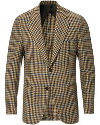  Dan II Gun Club Check Wool Blazer Brown/Olive