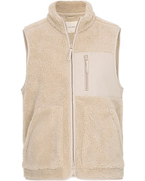  Pile Fleece Vest Sand