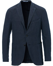  K Jacket Linen Blazer Dark Blue 