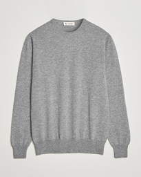  Cashmere Crew Neck Sweater Light Grey