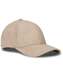  Alcantara Baseball Cap Stone Beige