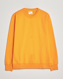  Classic Organic Crew Neck Sweat Sunny Orange