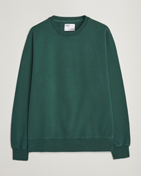  Classic Organic Crew Neck Sweat Emerald Green