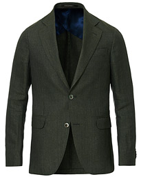  Egel Linen Blazer Green