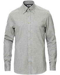  Slimline Flannel Shirt Grey