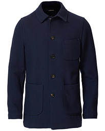  Wool Overshirt Navy