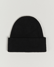  Merino Wool Beanie Deep Black