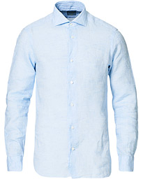  Dandylife Slim Fit Linen Shirt Light Blue