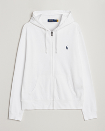  Spa Terry Full Zip Hoodie White