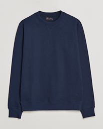  Cotton Collage Crew Neck Navy