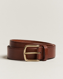  Leather Belt 3 cm Cognac