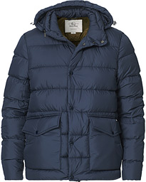  Sierra Hooded Puffer Jacket Melton Blue