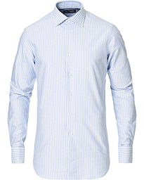  Slim Fit Striped Oxford Shirt Blue/White