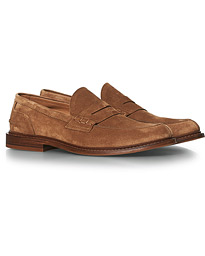  Penny Loafer Brown Suede