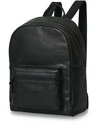  Deerskin Leather Backpack Black