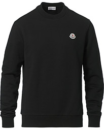  Moncler Logo Sweatshirt Black – Svart