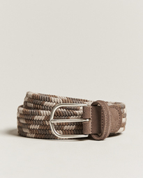  Braided Wool Belt Multi Natural