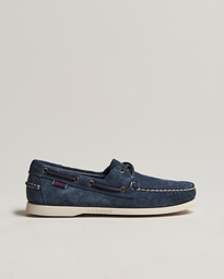  Docksides Suede Boat Shoe Blue Navy