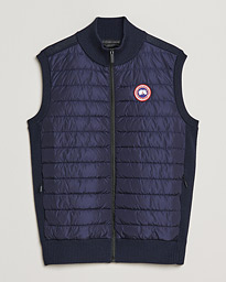 Canada Goose Hybridge Knit Vest Navy 