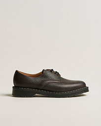  3 Eye Gibson Shoe Dark Brown Grain