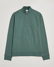  Loopback Half Zip Sweatshirt Racing Green