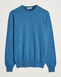  Cashmere Crew Neck Sweater Light Blue