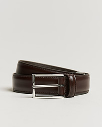  Leather Suit Belt 3 cm Dark Brown