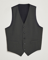  Wayde Wool Travel Waistcoat Olive Extreme