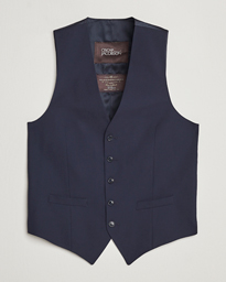  Carlo Wool Waistcoat Blue