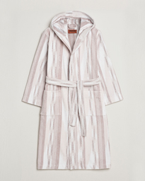  Clint Bathrobe Beige/White