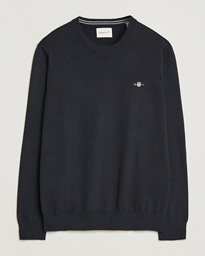  Classic Cotton Crew Neck Black