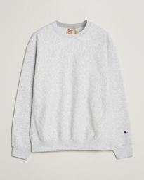  Reverse Weave Soft Fleece Sweatshirt Grey Melange