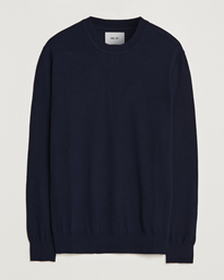  Ted Merino Crew Neck Pullover Navy Blue