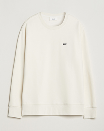  Briggs Logo Crew Neck Sweatshirt Off White