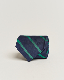  Striped Tie Navy/Green