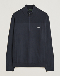  Momentum Knitted Half Zip Dark Blue