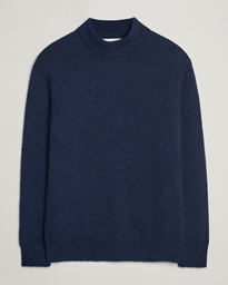  Nick Mock Neck Sweater Navy Blue